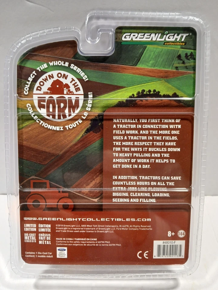 Greenlight Down On The Farm 1983 TRACTOR 48010-F Series 1 - Image 2 of 2