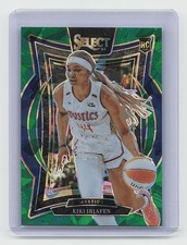 2025 Panini Select WNBA #91 Kiki Iriafen Green Ice Prizms Rookie