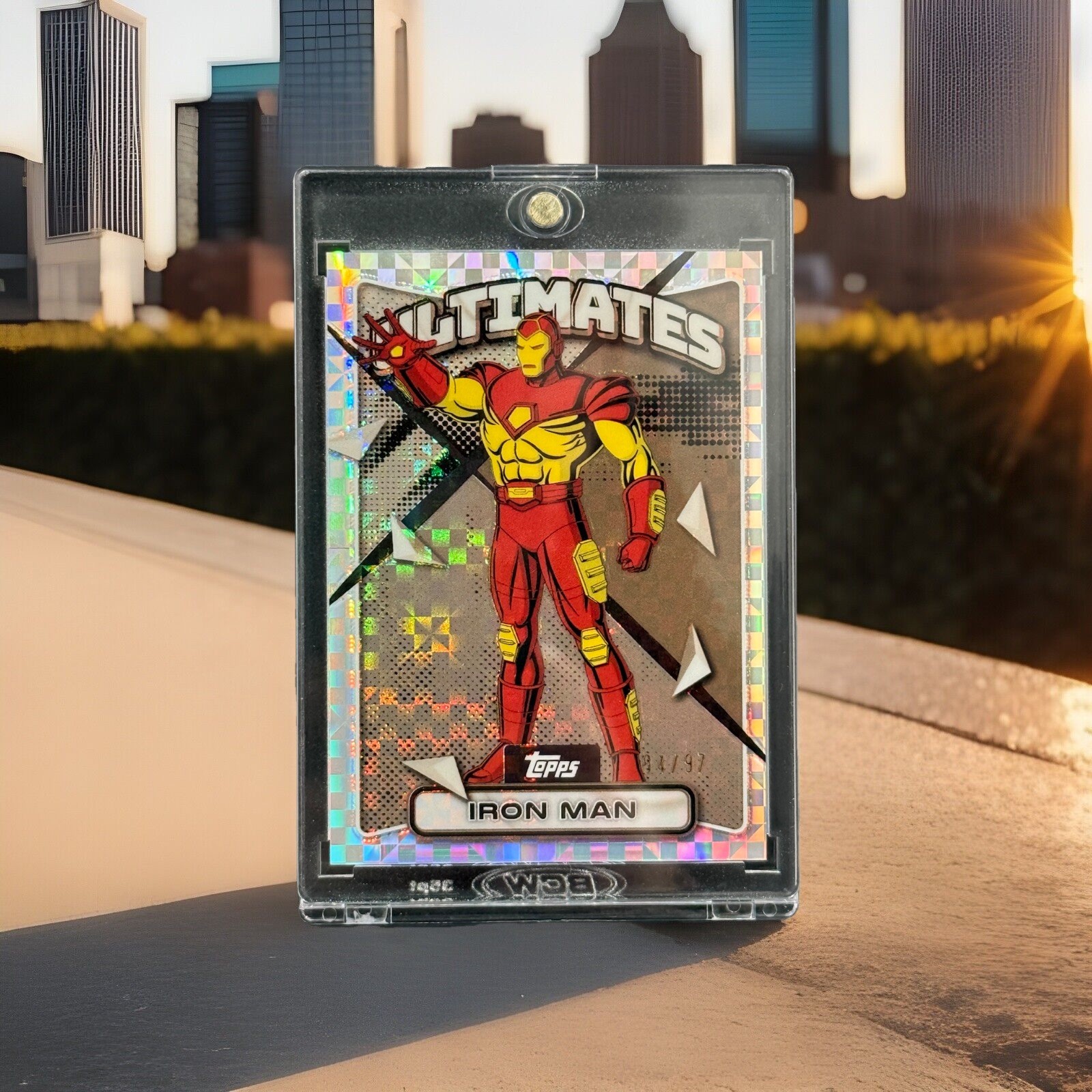 2025 Topps Finest X-Men ‘97 #57 Iron Man Uncommon X-Fractor Refractor /97