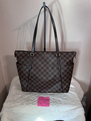 Louis Vuitton Totally MM Damier Ebene Comes with Certificate of Authenticity
