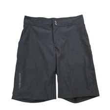 Louis Garneau Men's MTB Baggy Cycling Shorts Black Zip Pockets Trail Riding Md