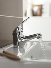 Taps Bathroom Mixer Basin Tap Chrome Wash Sink Mono Lever Modern High Quality