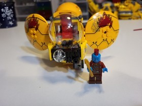LEGO 76080: Marvel: Ayesha's Revenge, incomplete, Yondu + Laser ship ONLY - VGC