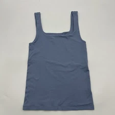 Aeropostale Tank Top Women Small Blue Solid Halter..#34407