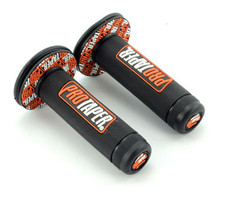 Orange Pro Taper Grips Atv Quad Bmx Mountain Bike Scooter Orange Pro Taper Grips Atv Quad Bmx Mountain Bike Scooter