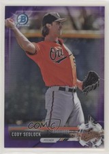 2017 Bowman Draft Chrome Purple Refractor 140/250 Cody Sedlock #BDC-170 5h0