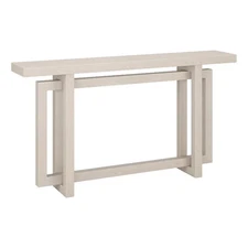 Henn&Hart 55" Alder White MDF Console Table