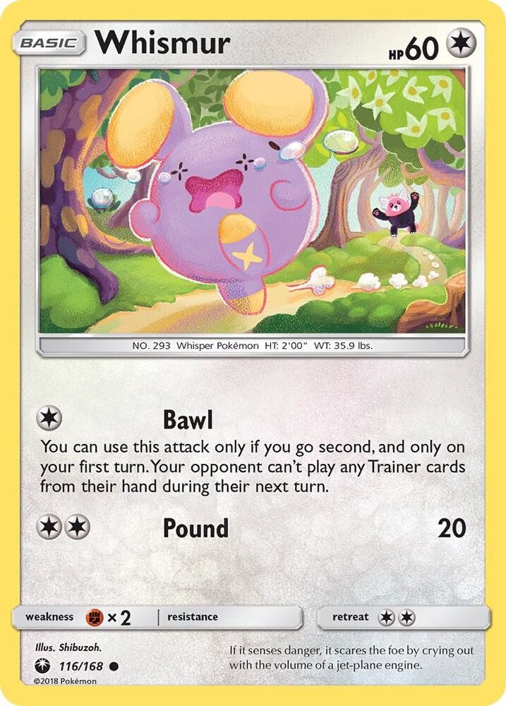 Pokemon Whismur (116) SM - Celestial Storm 116/168 Lightly Played