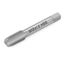 M12x1.5 Metric Thread Tap 6542 High Speed Steel Internal Threading Repair