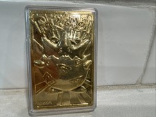 burger king gold pokemon cards price Pokemon Burger King Gold Plated Trading Card COMPLETE See Description