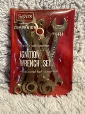 Sears Companion 8 Pc Piece Ignition Wrench Set 4484 - Vintage Made In Usa
