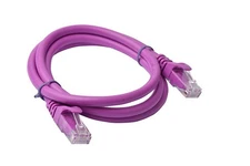 8Ware CAT6A Cable 1m - Purple Color RJ45 Ethernet Network LAN UTP Patch Cord ...