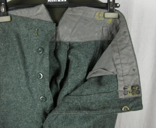 WW2 SWISS SWITZERLAND ARMY FIELD TROUSERS PANTS - Picture 13 of 17
