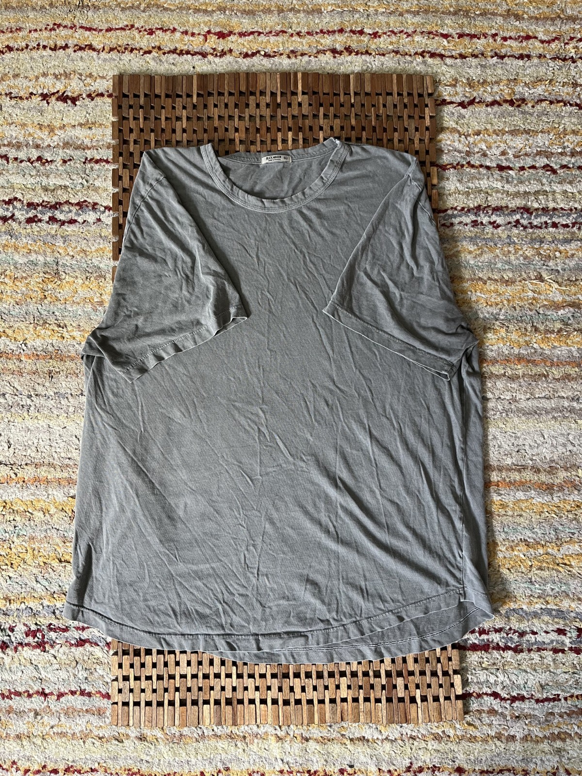 Buck Mason Faded Black Tee T Shirt Crew Neck Men's Size XXL 2XL