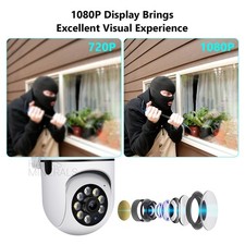 4-Pack Wireless 5G WiFi Security Camera System Smart Outdoor Night Vision 1080P 7
