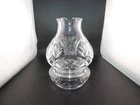 Vintage 2 PIECE WATERFORD CUT CRYSTAL CANDLE HOLDER 7" TALL X 5" WIDE