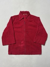 Vintage 50s 60s Sanforized Western Corduroy Zip Up Shirt Tex Classics