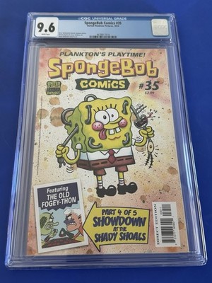 SpongeBob Squarepants 35 CGC 9.6 1st Print United Plankton Sponge Bob Comic 2014
