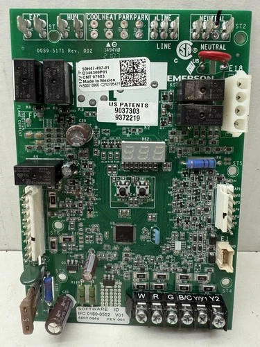 50H47-497-01 EMERSON Main HVAC Control Circuit Board D346300P01