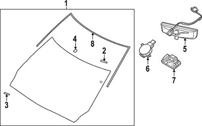 Nissan Rain Sensor 28535-2628R