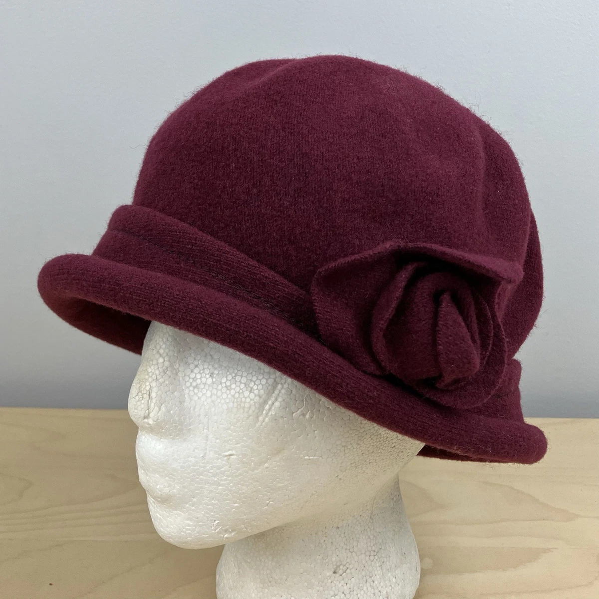 Bucket Hats Red 100% Wool Hats for Women for sale | eBay