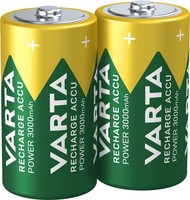 Akku Wiederaufladbare Batterie Varta Power Akku 2 StüCk HR14 1,2V Nimh 3000Mah