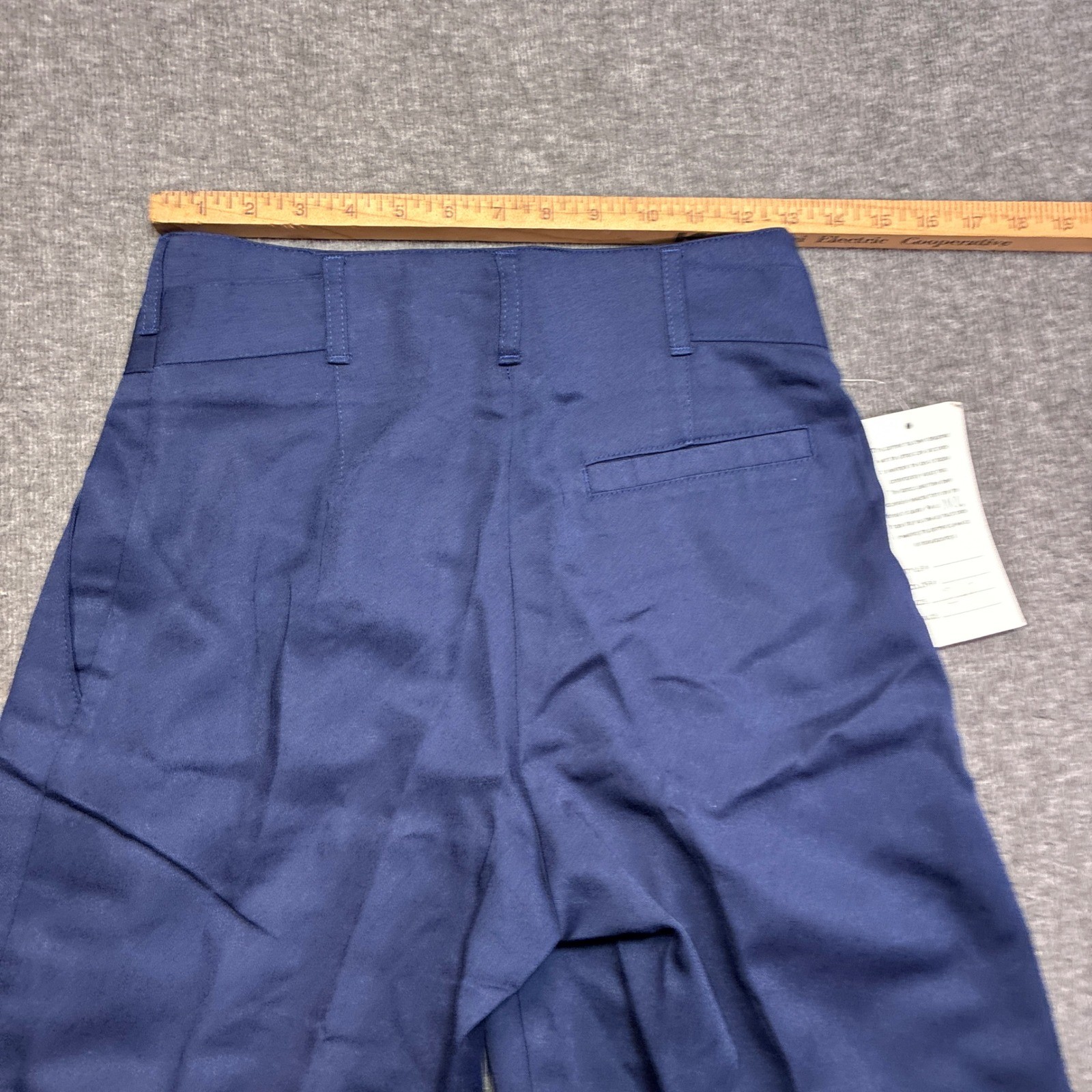 New JNCO Dress Pants Mens 29 Blue Pleated Vintage New With Tags Deadstock Rare image 7