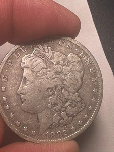 US Morgan Dollar 1882-CC f/vf