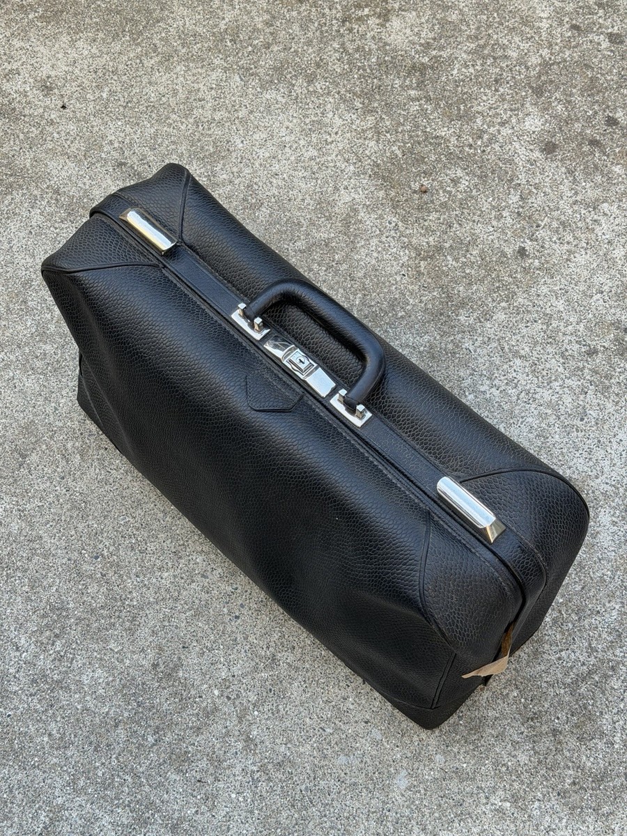 Vintage 1920s Dresner Top Grain Cowhide Suitcase – Patented 1921
