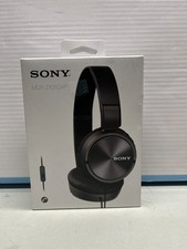 Sony MDR-ZX310AP Wired On-Ear Headphones with Mic Black New Damaged Box