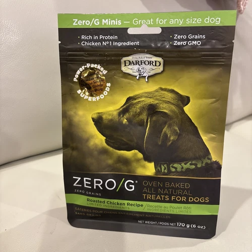 DARFORD-Zero/G Minis Roasted Chicken Recipe 6oz. Oven Baked All Natural Dog Trea