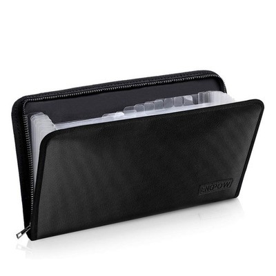 ENGPOW Expanding File Folder (11.4''x6.7'') A5 Size Document Organizer Fireproo...