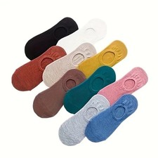 10 Pairs Unisex Low-Cut Ankle Socks