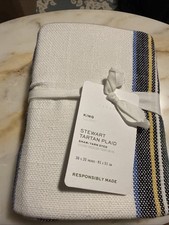 POTTERY BARN STEWART TARTAN PLAID 1 KING SHAM BRAND NEW