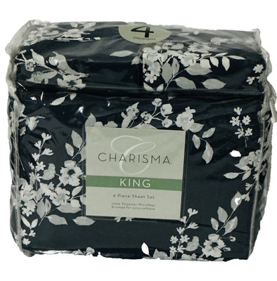 CHARISMA QUEEN 5 PIECE SHEET SET MICROFIBER HAYDEN PAISLEY