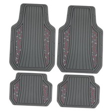 Hello Kitty Car Mats 4pc Floor Mats For Cars Trucks Suvs Rubber Strom Gray