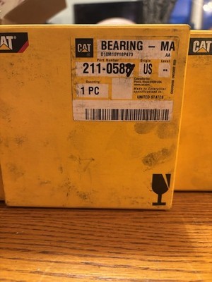 CAT Main Bearing 211-0587 New C13 C15 . 3 Available