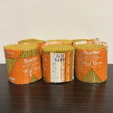 Bucilla Super Spun Pre-Cut Latch Hook Rug Yarn 1oz. Acrylic Vintage Gold