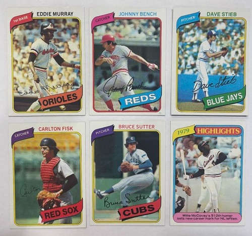 1980 TOPPS BASEBALL COMPLETE SET VENDING SET HENDERSON IS VERY NICE - Picture 7 of 10
