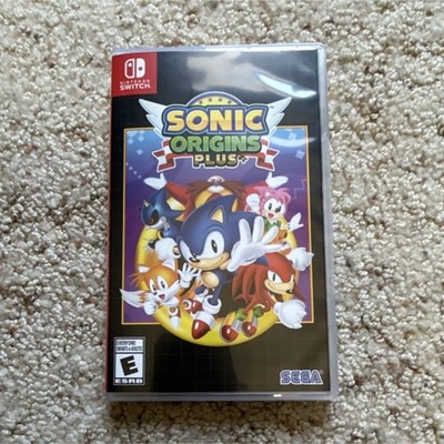 SEGA Sonic Origins Plus Nintendo Switch Collector's Edition Manual Included