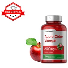 Capsulas De Vinagre De Sidra De Manzana  2400 Mg  150 Unidades  Supplement
