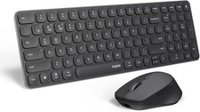 RAPOO 9360M Wireless Keyboard and Mouse Combo, Blade-Series E9310M 99-Key Ultra-