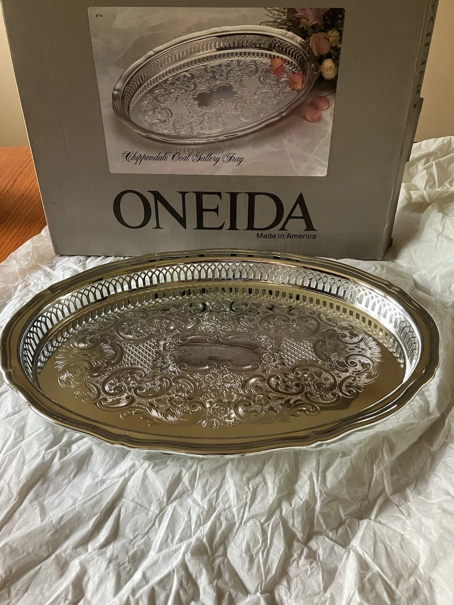 ONEIDA Antique US Silver-Plated Platters & Trays for sale | eBay