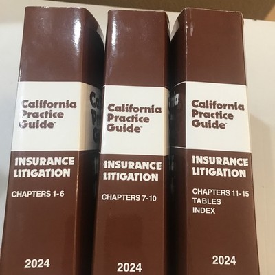 Rutter California Practice Guide Insurance 2024 Croskey