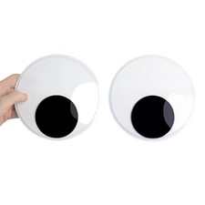 5.9 Inches Giant Wiggle Eyes with Self Adhesive Large Googly Eyes for DIY