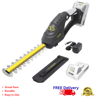 #ad Sun Joe 24V Cordless Handheld Shrubber amp; Trimmer 2.0Ah Battery Charger New $89.99