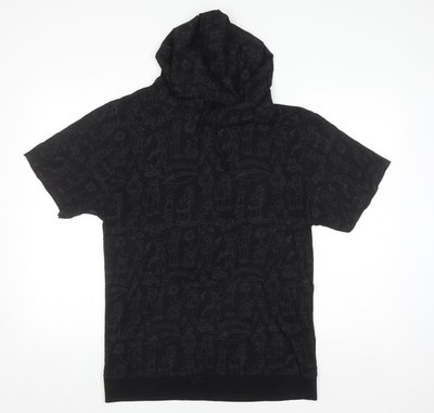 Schwarzer Pullover Hoodie Herren UK Größe M Lootcrate
