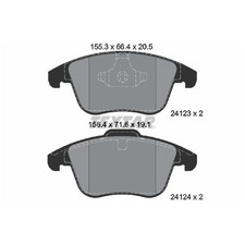 Satz Bremsbeläge Bremsklötze vorne für Land Rover Freelander 2 L359 | 2444393