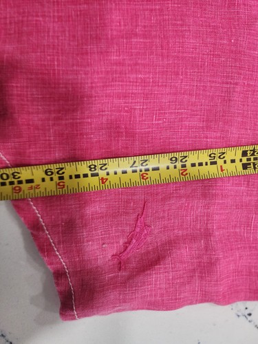 NUEVO CON ETIQUETAS TOMMY BAHAMA Talla 3XL 100% Lino Camisa Manga Larga Rosa Cambray Transpirable - Imagen 6 de 10