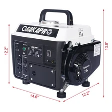 Compact and Quiet Gas Powered Portable Generator for Home Use - EPA Compliant